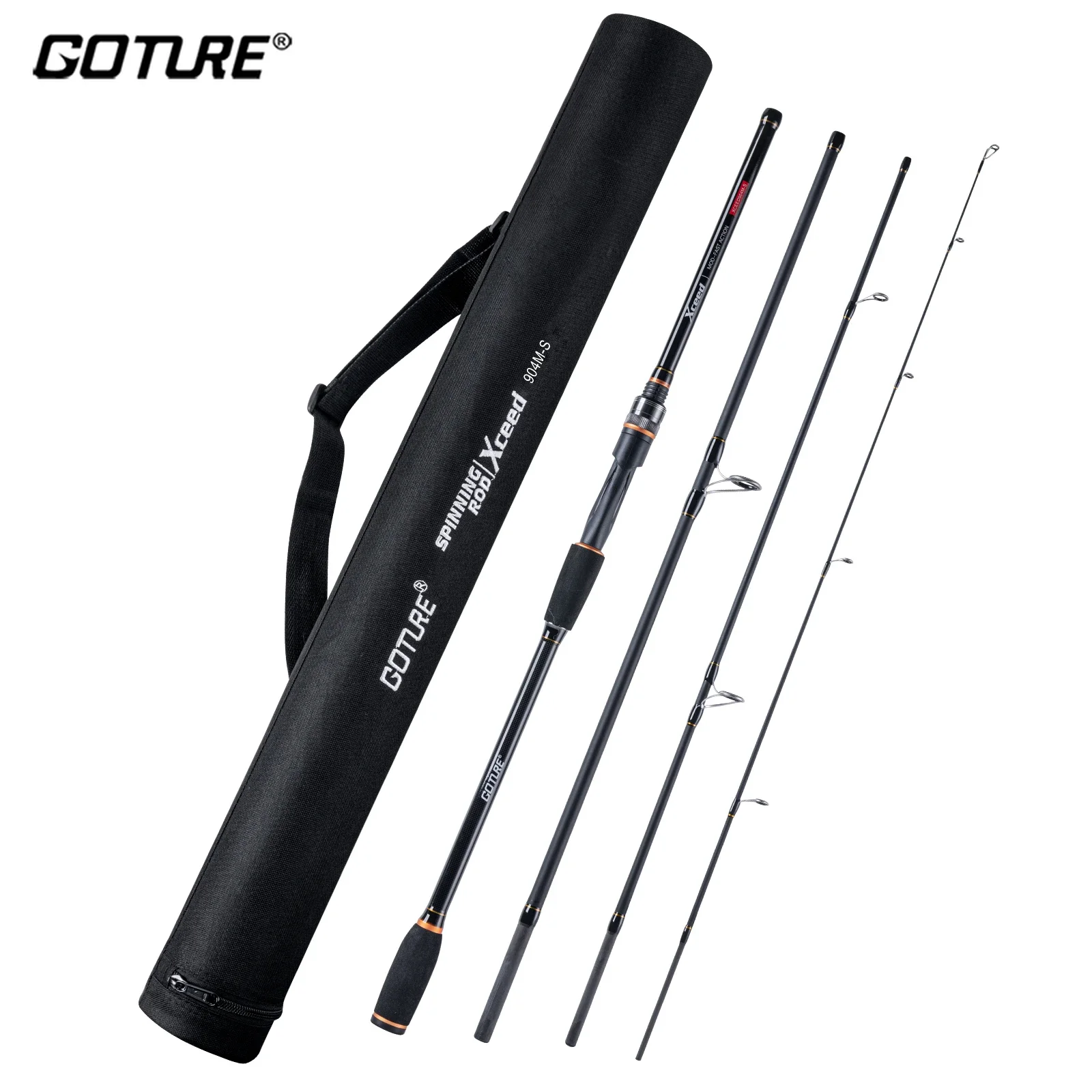 Fishing Rod Surf - Goture Xceed 4 Setions Travel Fishing