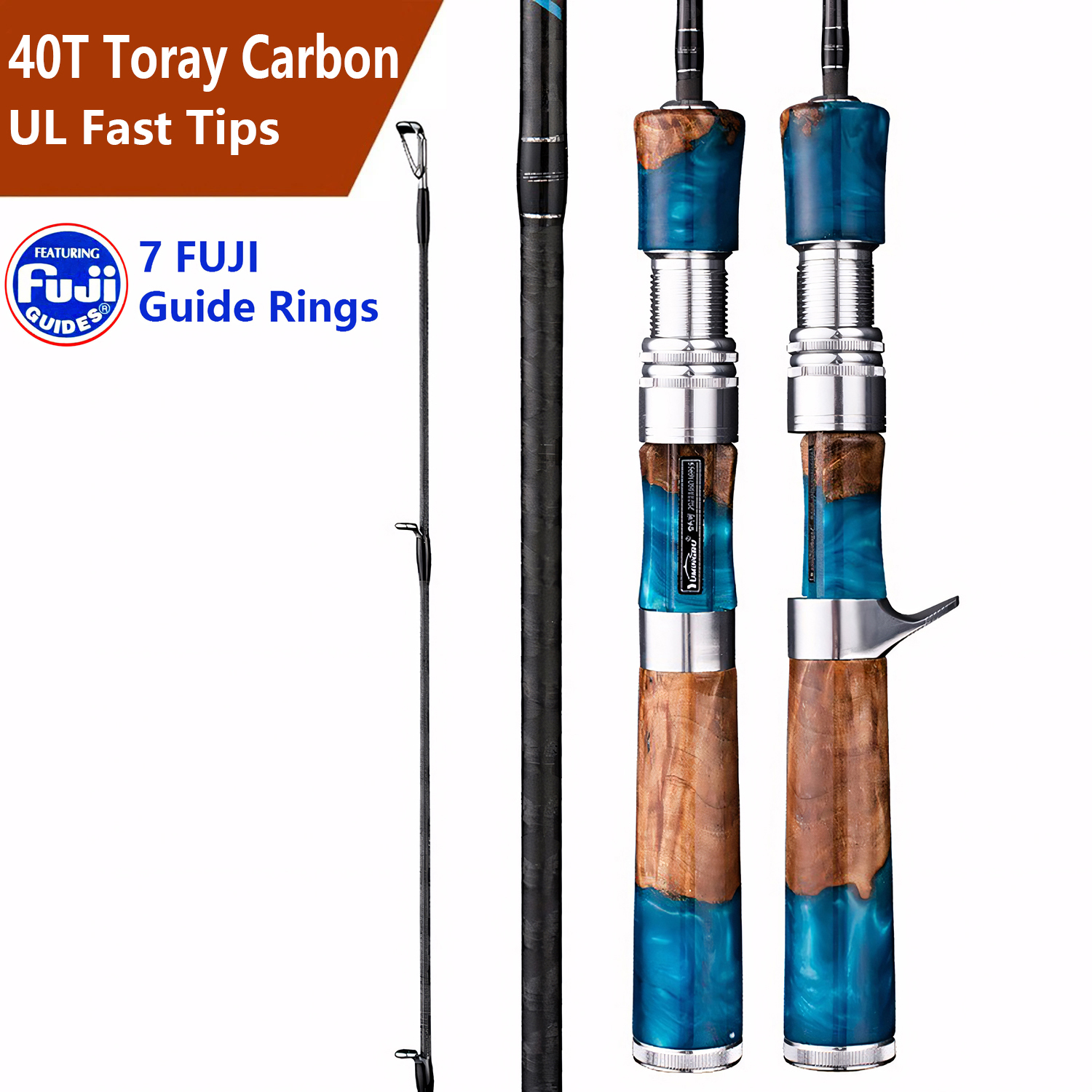 Fishing Rod Guide Replacement - UL 40T Carbon Fiber Fishing Rod,Ultra