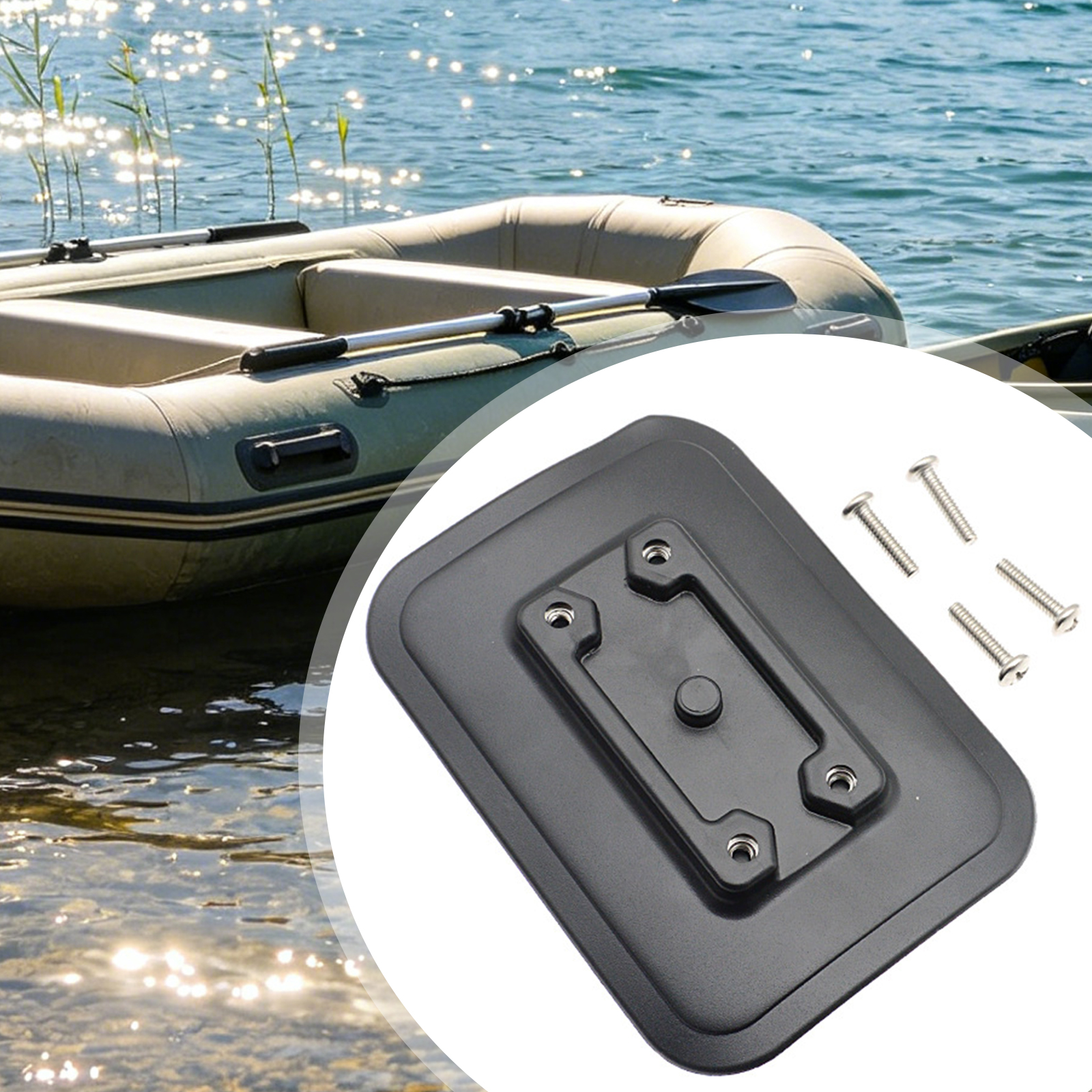 1 Set Inflatable Boat Fishing  - Fishing Rod Boat avis et prix