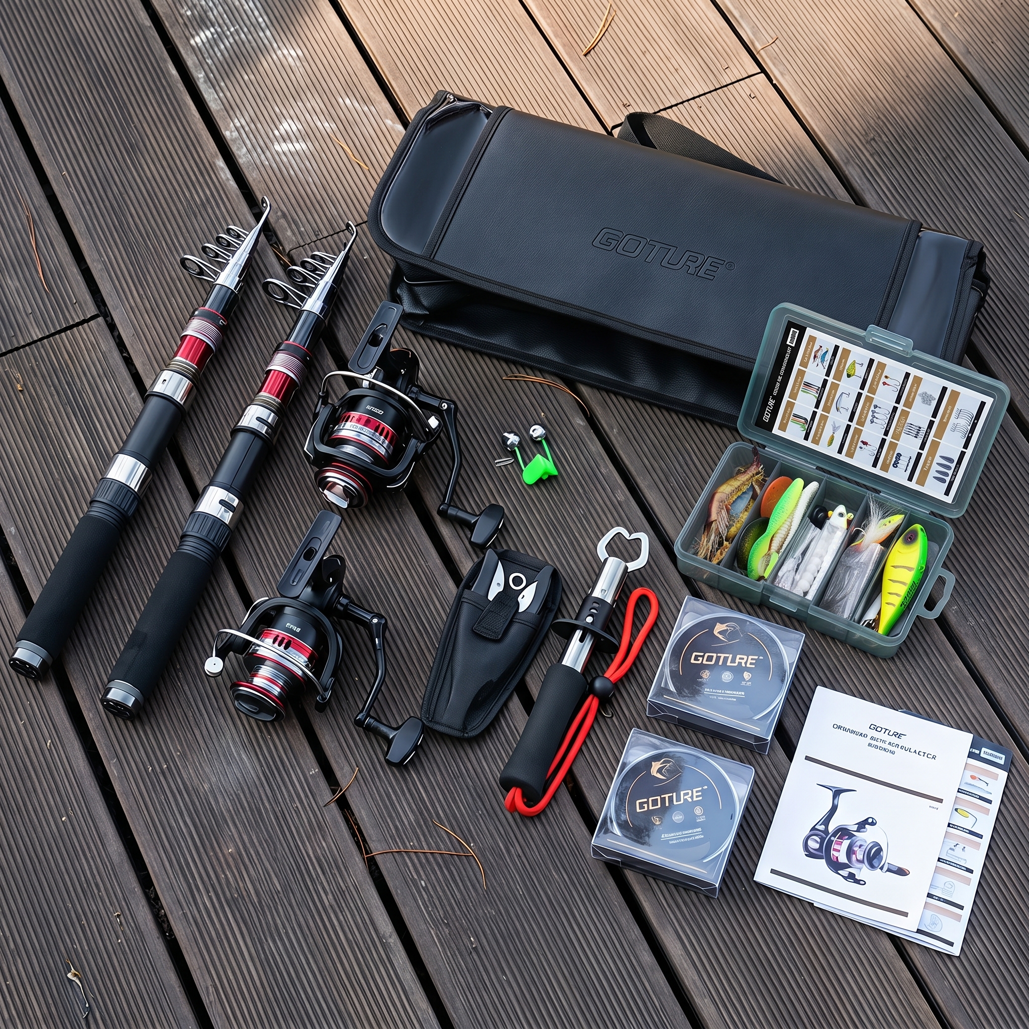 Goture Telescopic Fishing Rod  - Fishing Rod Carbon Fiber avis et prix