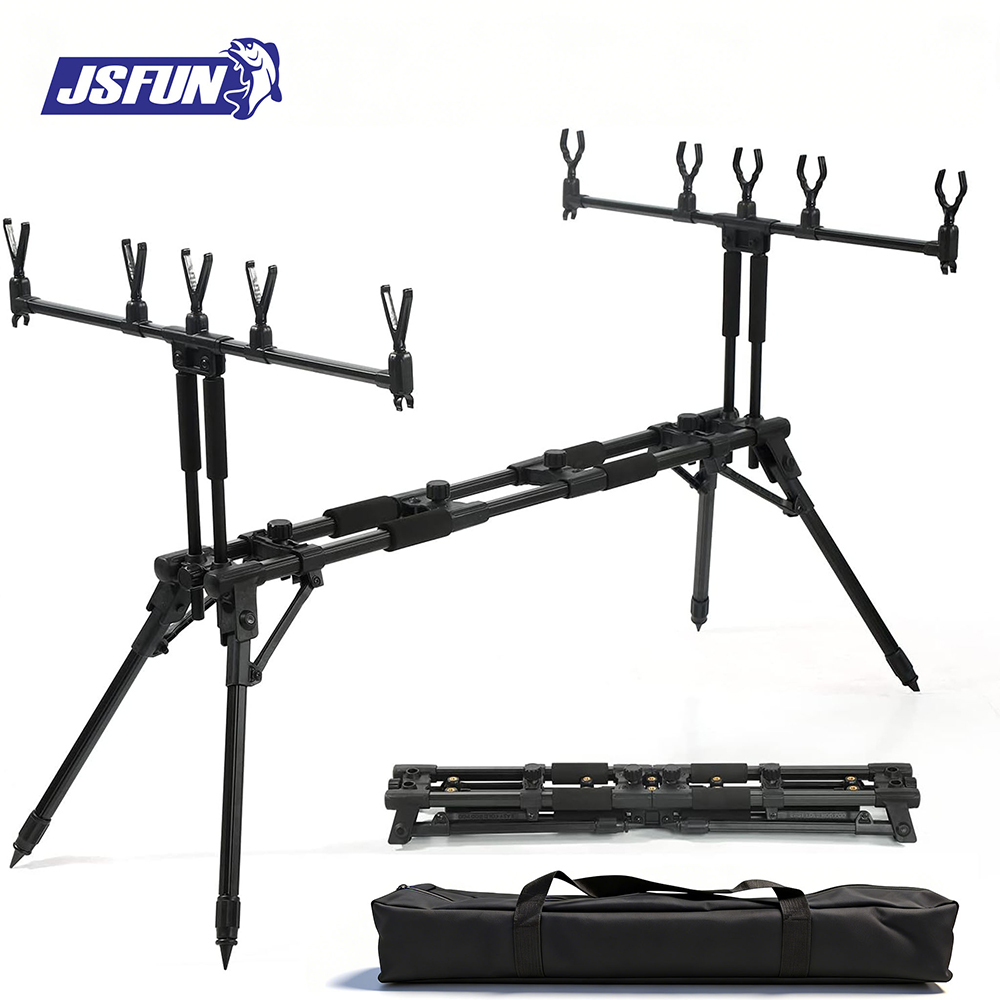 JSFUN  Adjustable 5-Rod Fishin - Fishing Rod Rack avis et prix