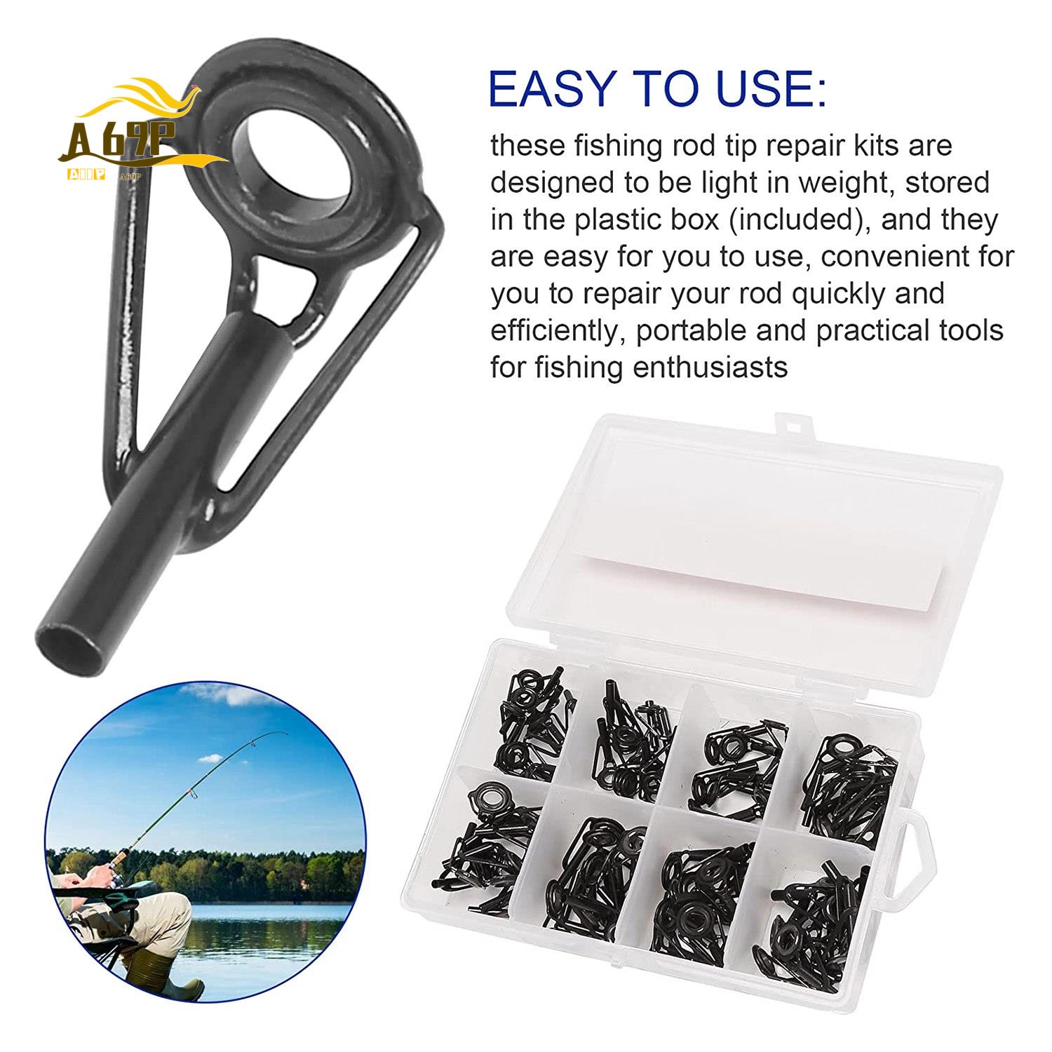 A69P-80 Pieces Fishing Rod Tip - Fishing Rod Tip Replacement avis et prix