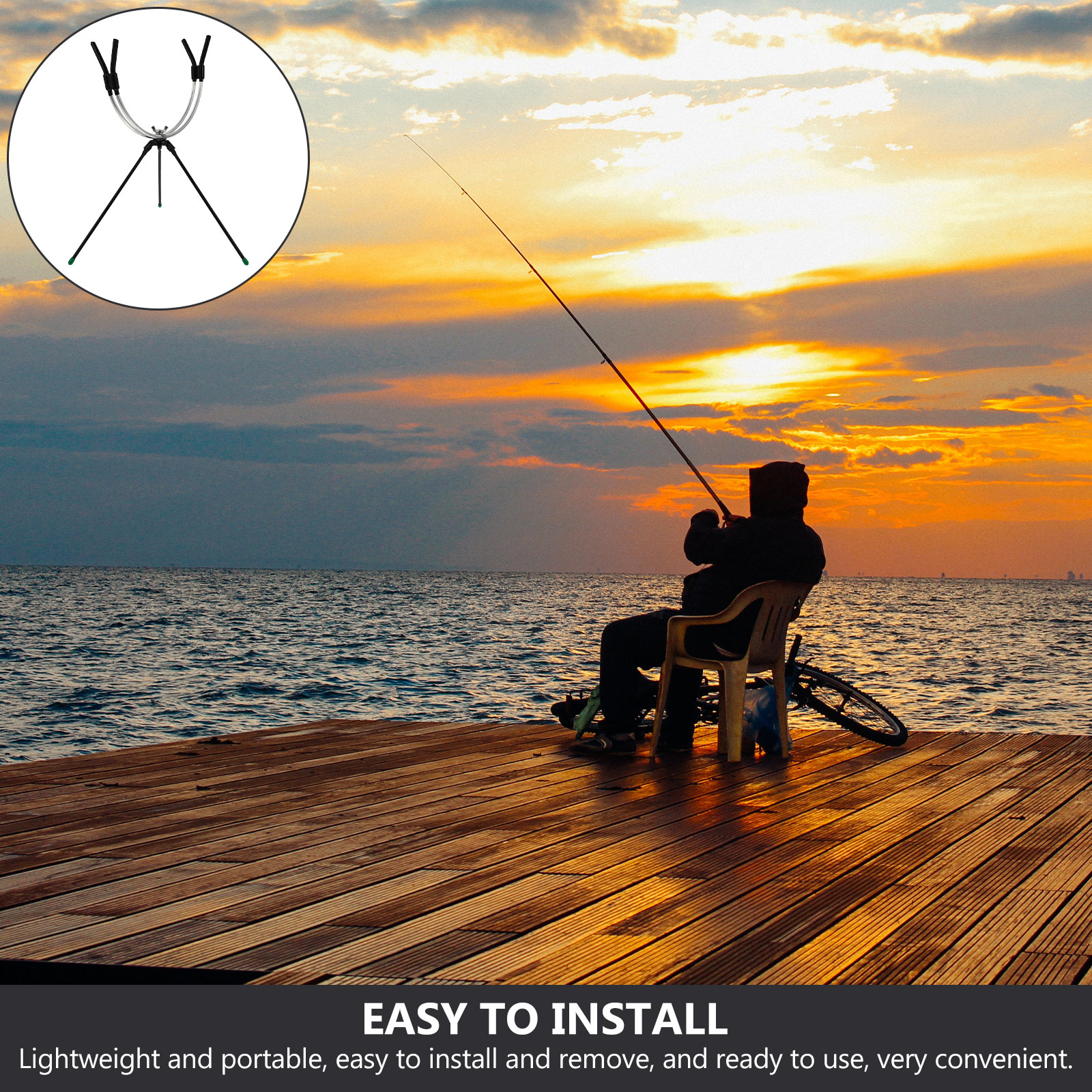 1Pcs Metal Fishing Rod Rack Ad - Fishing Rod Rack avis et prix