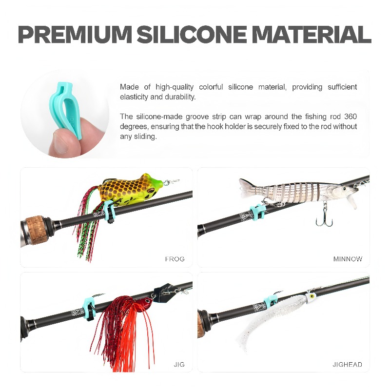 Silicone Lure Hanger Hook​ – U - Fishing Rod Combo avis et prix