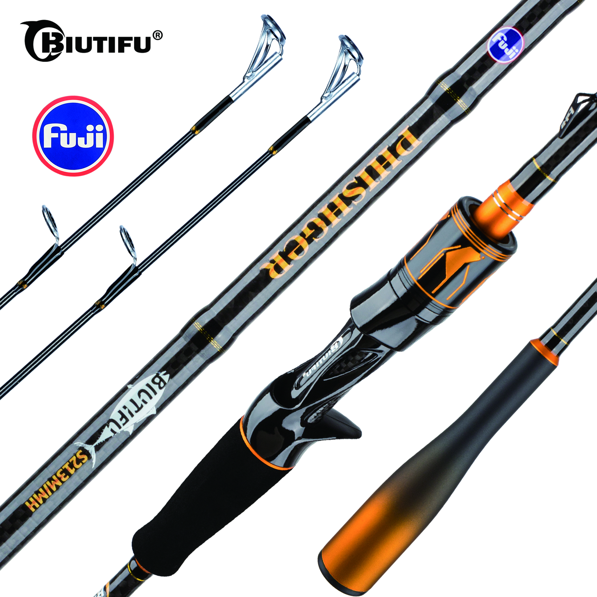 BIUTIFU Spinning Casting 2Tips - Fishing Rod Surf avis et prix