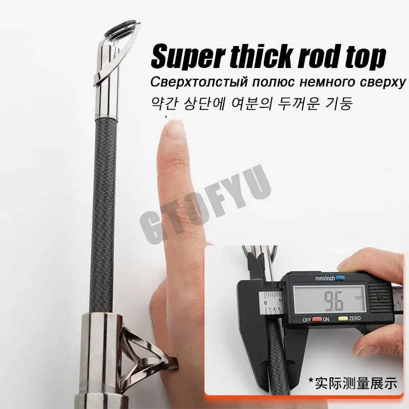 Carbon Fishing Rod 50kg Superh - Fishing Rod Surf avis et prix