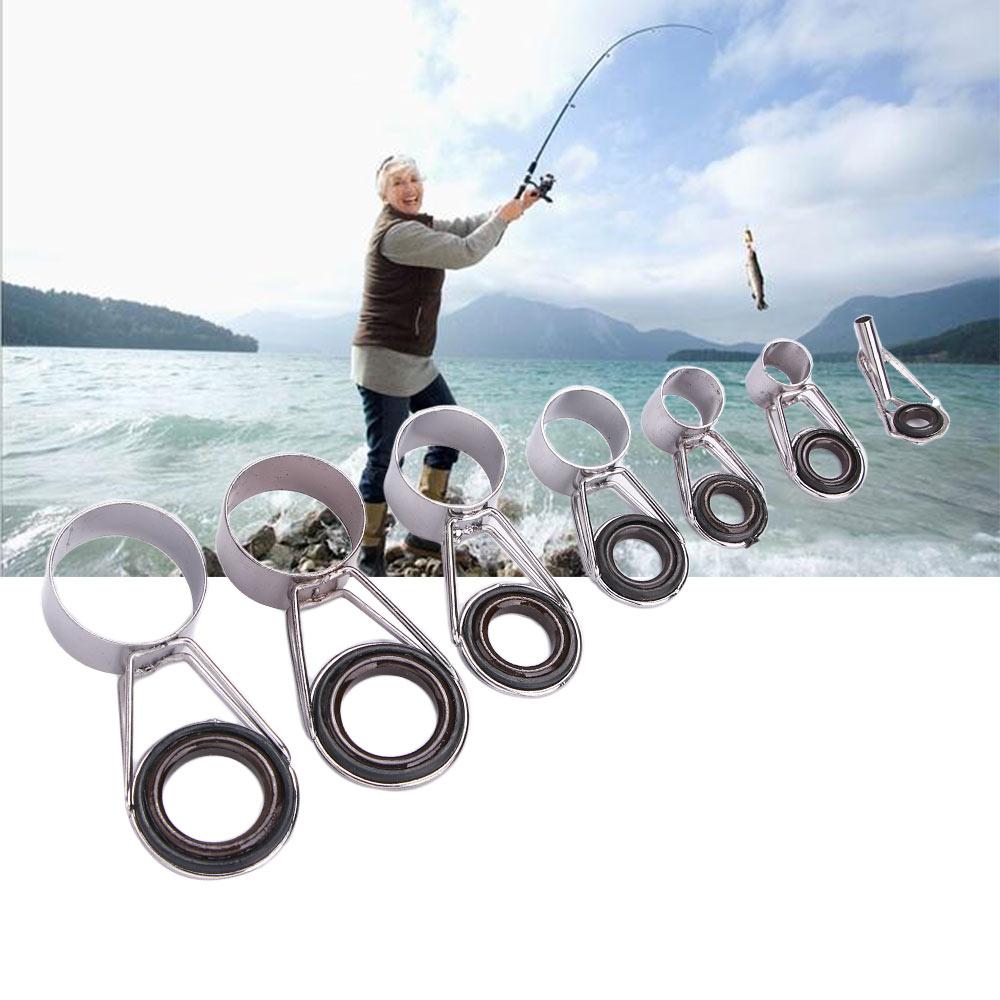 7 Sizes Raft DIY Tip Accessori - Fishing Rod Guide Replacement avis et prix