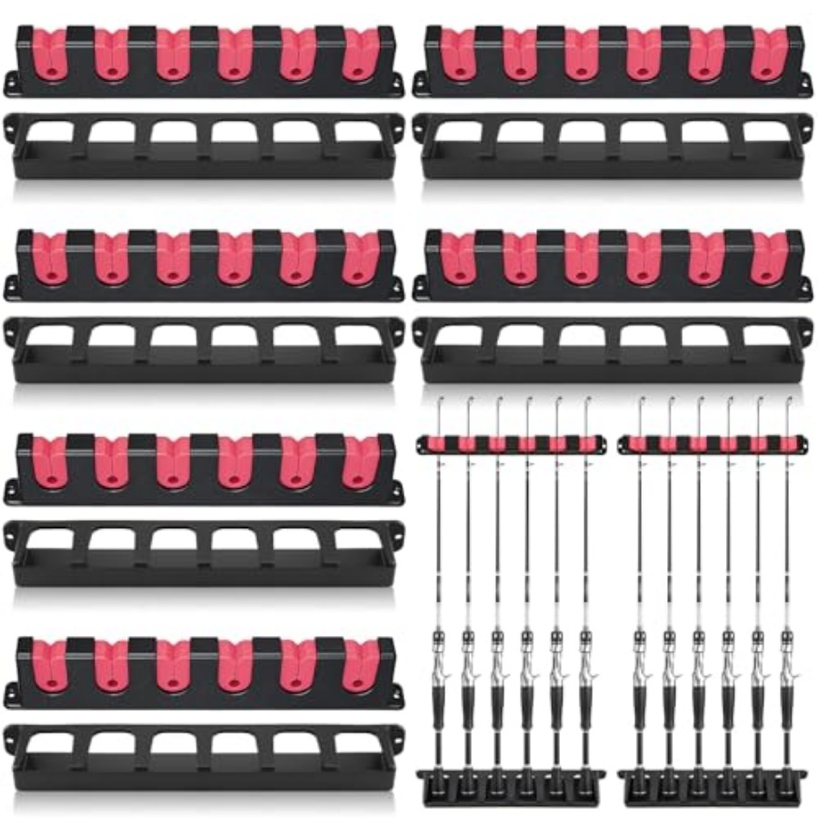 6set Fishing Rod Holders for 1 - Fishing Rod Rack avis et prix