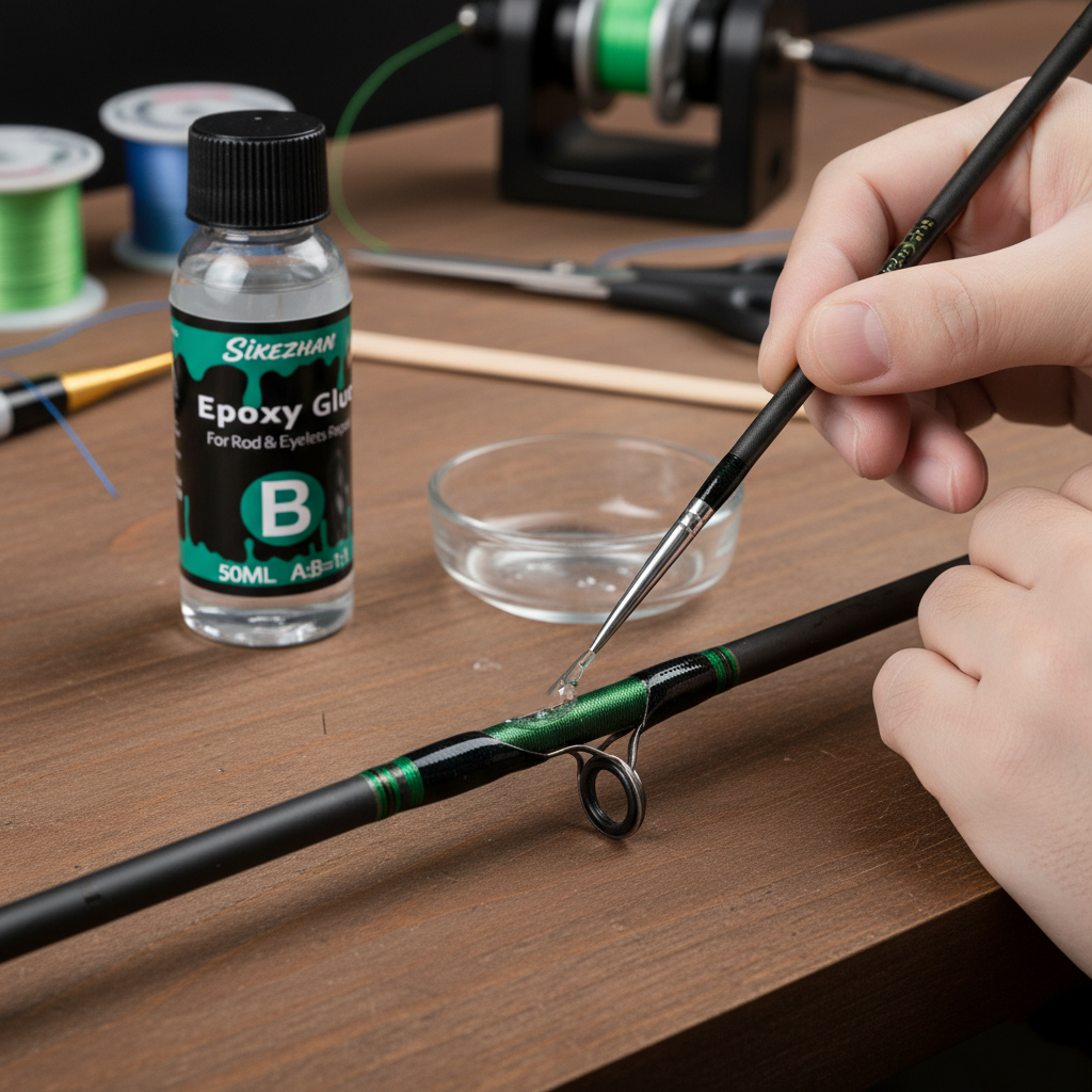 Clear 2-Part Fishing Rod Epoxy - Fishing Rod Repair Kit avis et prix