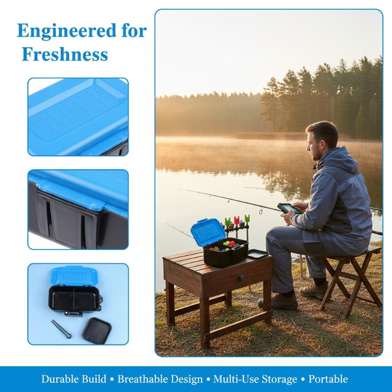 Portable Fishing Lure Box Case - Fishing Rod Case avis et prix