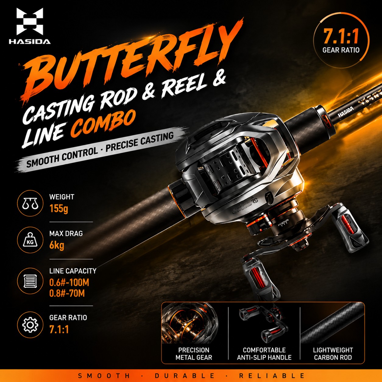 HASIDA BFS Carbon Fiber Fishin - Fishing Rod Carbon Fiber avis et prix