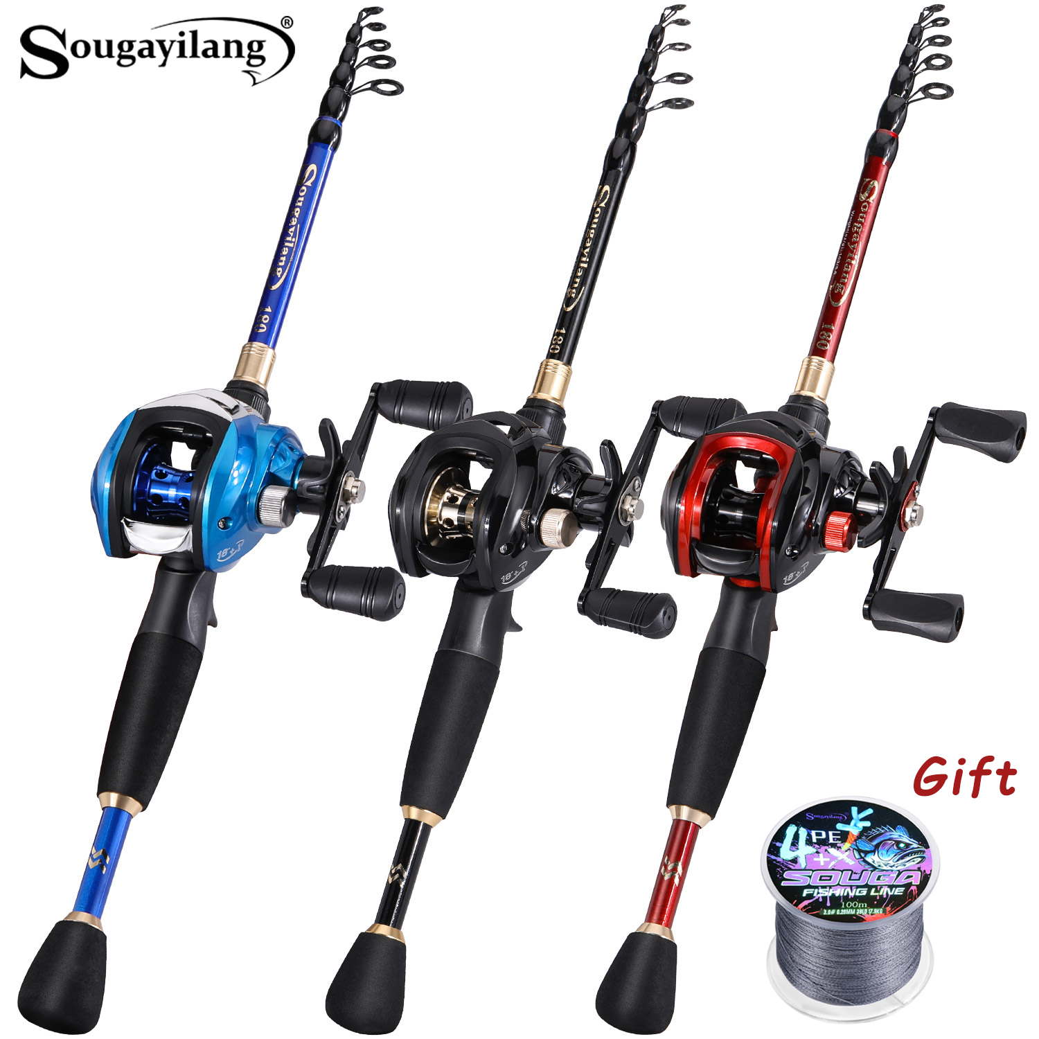 Sougayilang Fishing Set with C - Fishing Rod Carbon Fiber avis et prix
