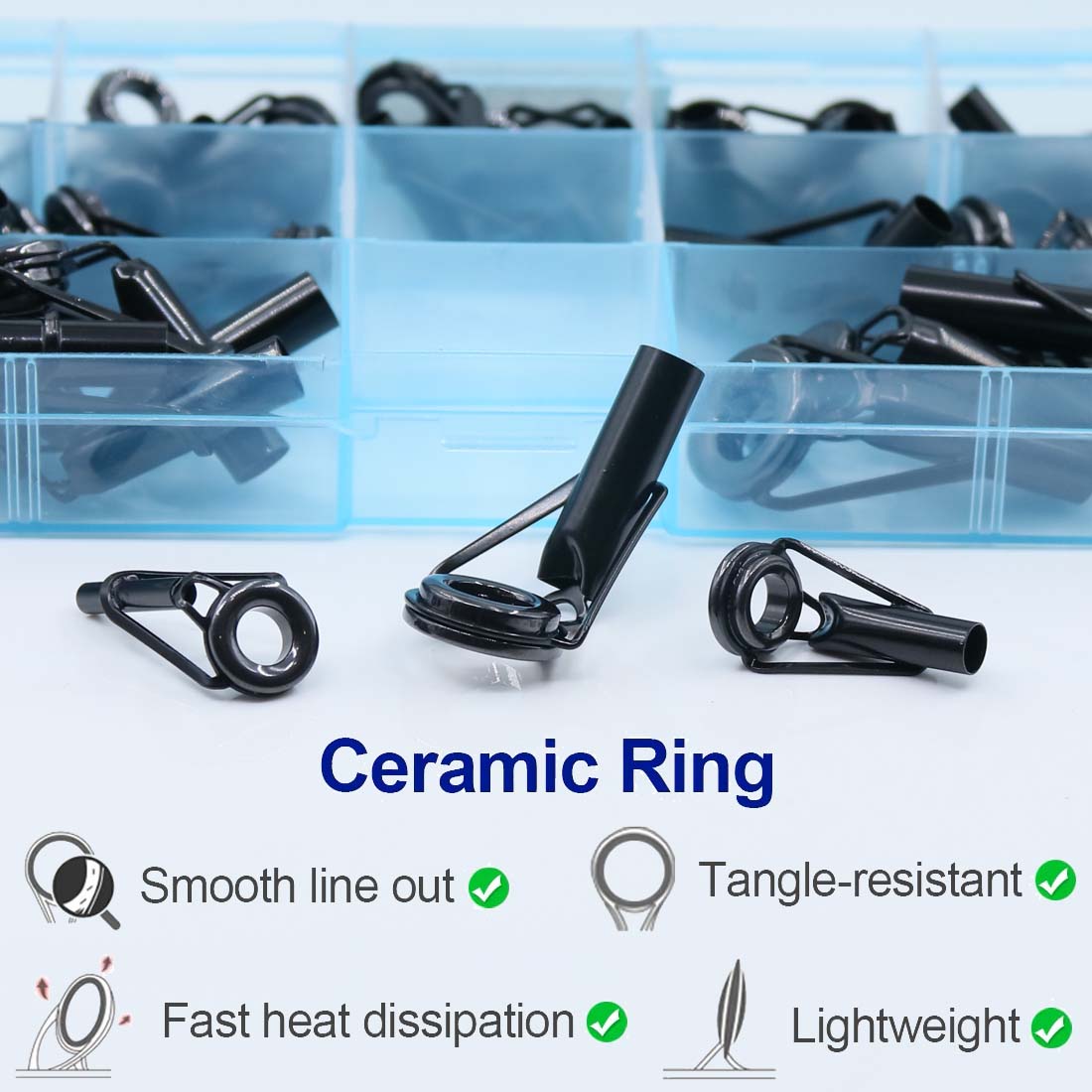 FishTrip Rod Tip Repair Kit 5~ - Fishing Rod Guide Replacement avis et prix