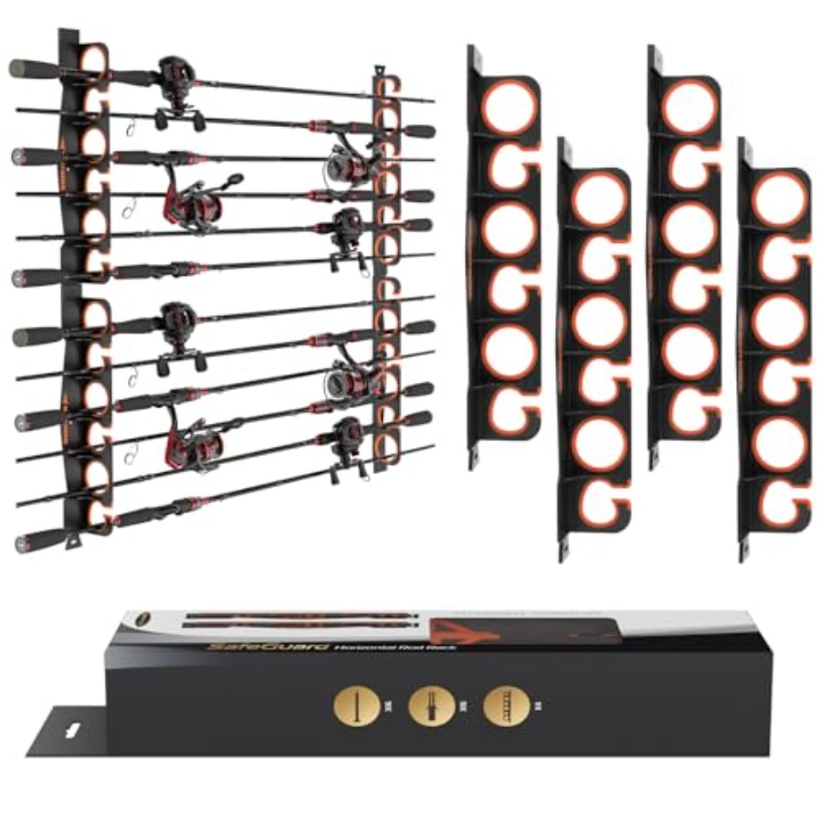 SafeGuard Fishing Rod Holder f - Fishing Rod Rack avis et prix