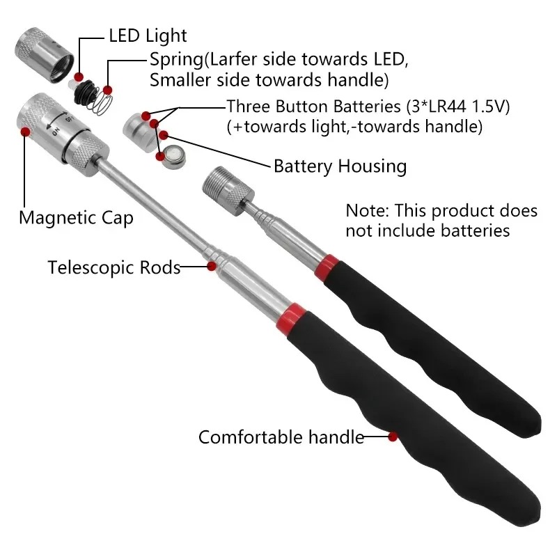 Telescopic Magnetic Pen with L - Fishing Rod Telescopic avis et prix