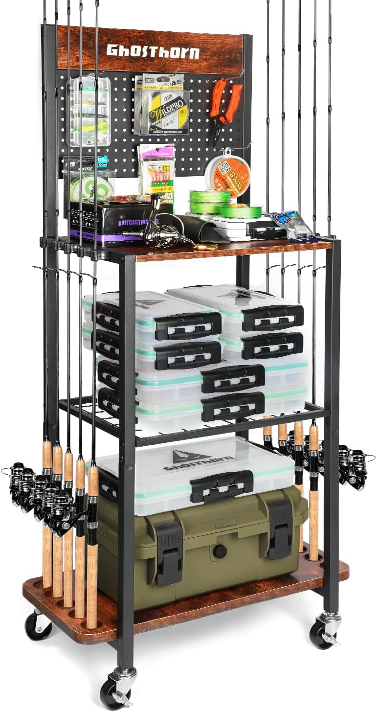Fishing Rod Holder for Garage  - Fishing Rod Holder avis et prix