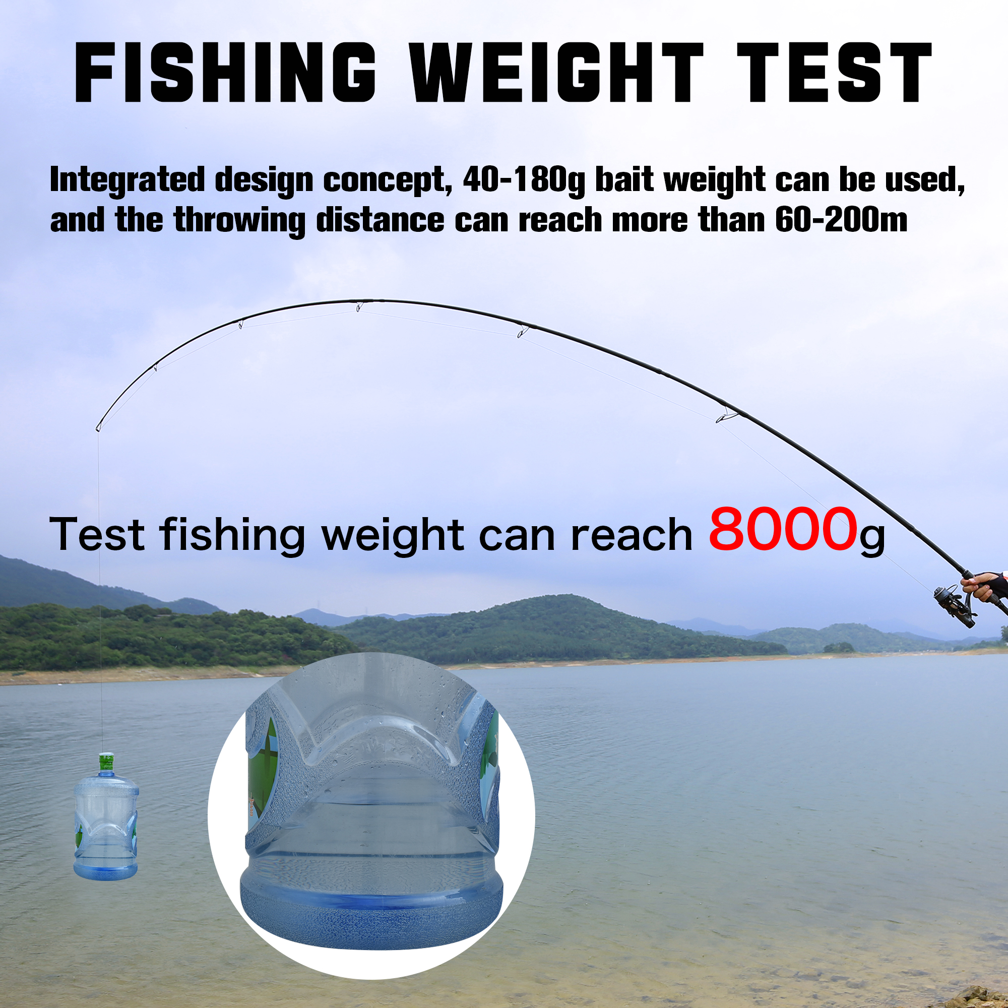 BIUTIFU BIGFISH Carp Surfcasti - Fishing Rod Surf avis et prix