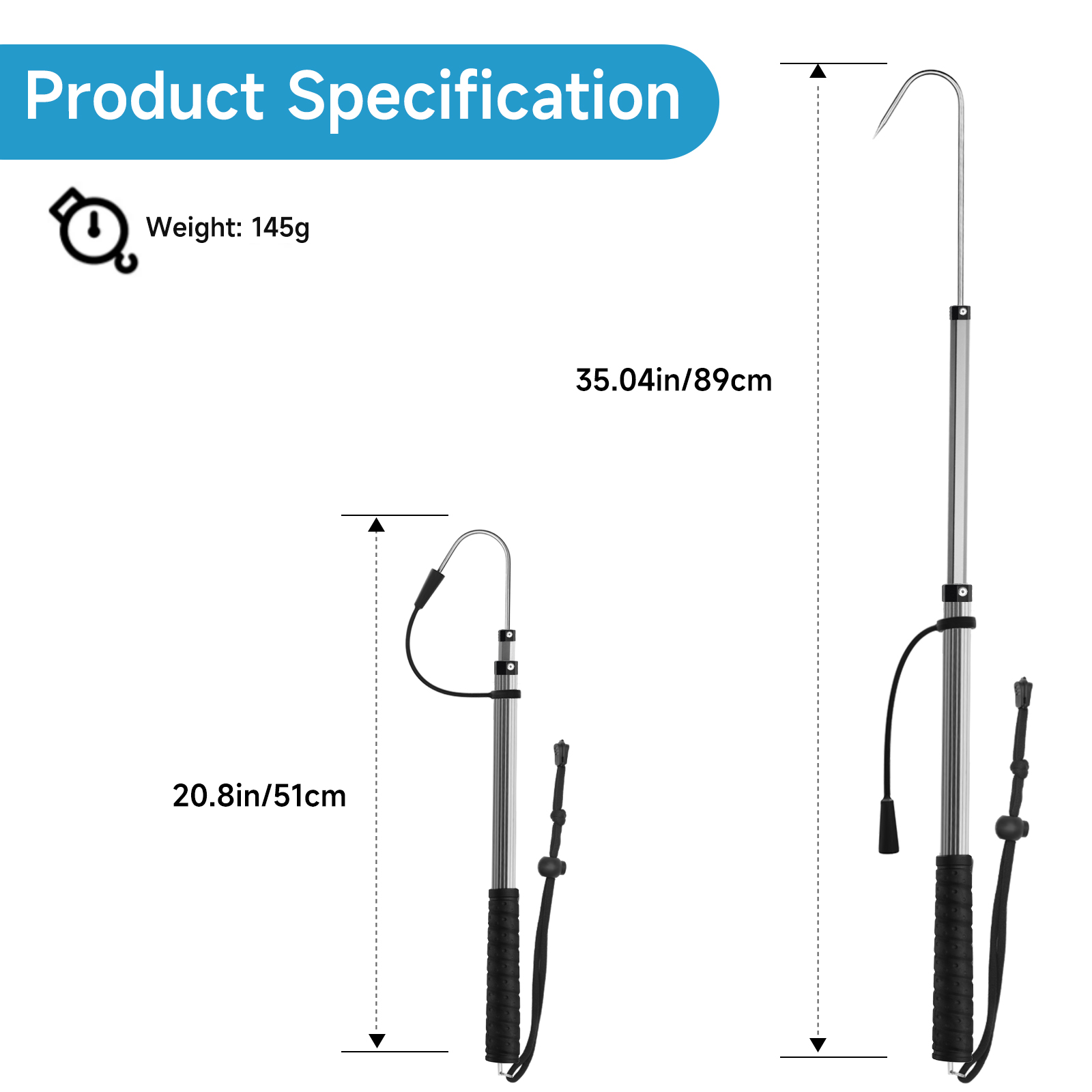 SANLIKE 90cm Telescopic Fishin - Fishing Rod Telescopic avis et prix