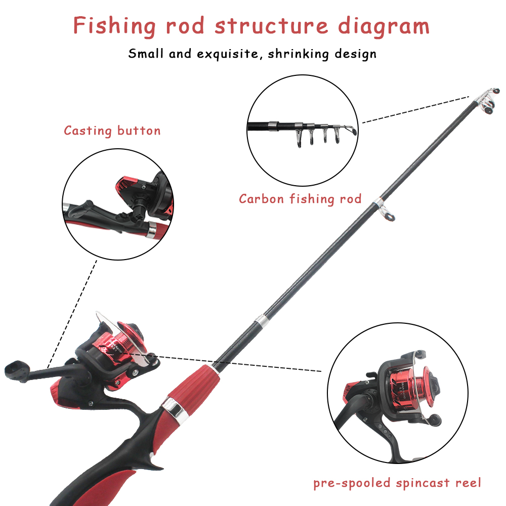 Kids Fishing Pole Set Fishing  - Fishing Rod Ice avis et prix