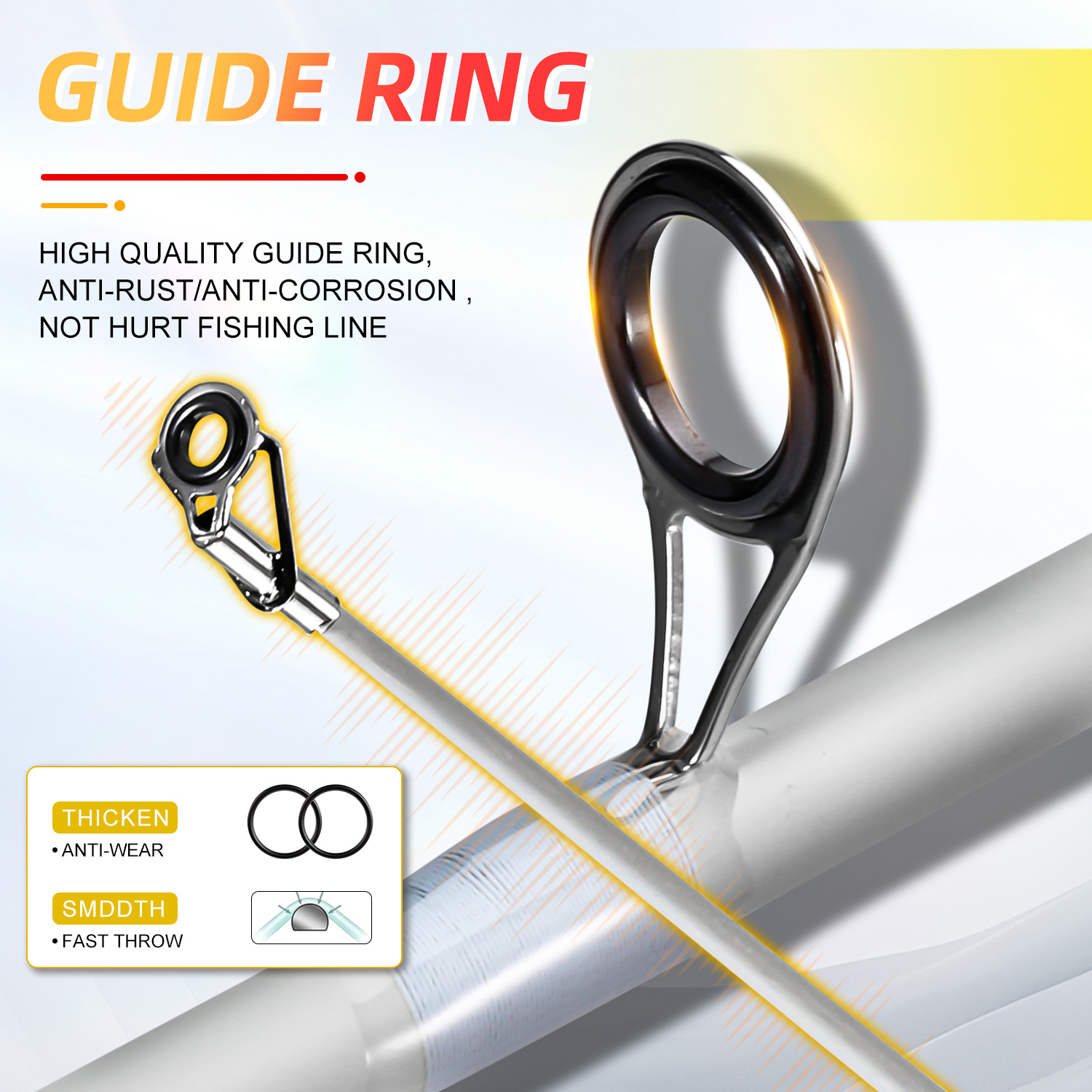 Sougayilang 2section Spinning  - Fishing Rod Carbon Fiber avis et prix