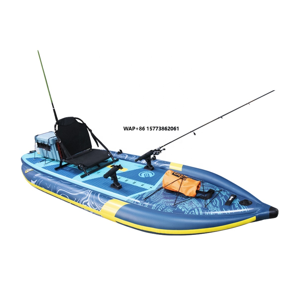 Three Air Chamber Inflatable F - Fishing Rod Boat avis et prix
